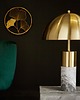 lampy stołowe Lampa stołowa Burlesque marmurowa złota szara 52cm 2