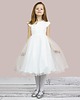 sukienki komunijne Ecru tiulowa sukienka dla dziewczynki Delfina 2