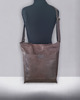 torby na ramię Shopper Bag, Boho. Duża skórzana torba na ramię, brązowa shopperka od UNIQUE 3