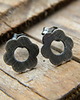 kolczyki wire wrapping Kwiatuszki  - sztyfty 5