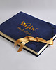 kartki, zaproszenia na chrzest Haftowany album personalizowany 2