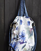 torby XXL Torbay hobo XXL - print, akwarelowe kwiaty 1