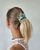 gumki do włosów Gumka jedwabna, scrunchie, frotka mint sorbet MIDI 2