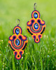 kolczyki soutache Kolczyki sutasz  BAROQUE sunset 1