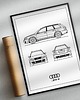 plakaty Plakat Legendy Motoryzacji - Audi RS4 1