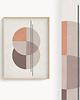 plakaty Zestaw 3 plakatów geometrycznych, stylowe, nowoczesne, mid-century modern. 8