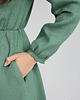 sukienki maxi damskie Lniana sukienka CAMELLIA MAXI EUCALYPTUS GREEN 4