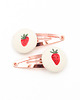 ozdoby do włosów dla dzieci Spinki do włosów Bobbles  truskawki Strawberry 2