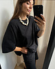 t-shirt damskie T-shirt Chillout black crew neck 1