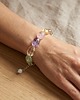 bransoletki z kamieni naturalnych Bransoletka Rainbow Faset, fasetowany fluoryt naturalny 1