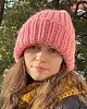 czapki damskie Zimowa czapka z wełny peruwiańskiej Lumi jasno różowa 1