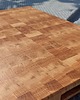 deski do krojenia i tace Duża, dębowa deska do krojenia "End Grain". 46x30,5 cm. Deska do serwowania. 6