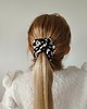 gumki do włosów Satynowa gumka satynowa scrunchie owijka frotka nocna pantera MIDI 3