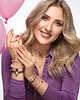 bransoletki - inne Bransoletka z kryształem Love Crystal 3