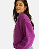 kardigany damskie Kardigan Wool Me Tender Purpura 100% Wełna Merino 2