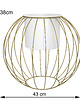 kwietniki Kwietnik metalowy loft design Ball GOLD śr. 43cm 2