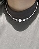 chokery Choker z koralikami i perłami i muszlą 2