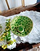 Podstawki pod kadzidełka Podstawka ceramiczna zielona na biżuterię 2