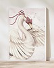 obrazy i plakaty do pokoju dziecięcego Plakat na ścianę łabędź w masce - Swan Vintage 5