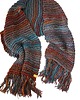 szale damskie MAXCOLOR duży szal handmade " jesienne jezioro " 2
