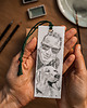zakładki do książek Personalizowany prezent - zakładka do książki PORTRET ręcznie malowany 4
