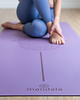 akcesoria do jogi NOWE PU! Antypoślizgowa mata do jogi Hamsa LAVENDER 4mm 4