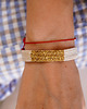 bransoletki na sznurku Bransoletka tkana handmade, na sznurku - beż 2