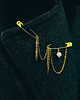 broszki Broszka handmade na agrafce złota biżuteria artystyczna slow fashion 2