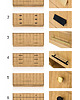 komody i szafki Komoda sideboard D-S13 sześć szuflad 4