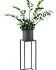 kwietniki Kwietnik Metalowy METALLO 60cm szary LOFT 1