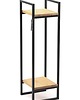 kwietniki Kwietnik Metalowy Półka Stojąca 80cm czarny loft 2