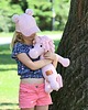 misie i maskotki Bladoróżowy handmade jednorożec w rozmiarze XL 4