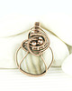 wisiory Krzemień pasiasty wisiorek wire wrapping 3