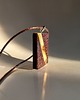 wisiory Zam. spec. wisiorki z drewna wenge z bursztynem 4