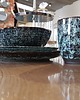 patery i talerze Talerz deserowy 21,5cm ceramiczny niebieski 4