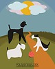 plakaty Plakat Fine Art giclee Psia łączka. Polski New Look 1