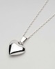 srebrne naszyjniki Naszyjnik srebrny 925 serce na łańcuszku typu ankier 1