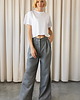 t-shirt damskie T-shirt Crop-Voila Biały 2