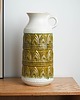 wazony Wazon ceramiczny West Germany z reliefowym pasem dekoracyjnym, lata 70. 9