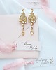 Biżuteria ślubna Kolczyki Perfect Glam Crystalized - Gold 3