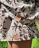 koszule damskie  Koszula lniana kwiaty handmade 4