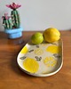 patery i talerze Talerz owalny, patera w cytryny 1