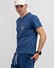 t-shirty męskie T-shirt męski  denim do V z nadrukiem 2