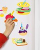 naklejki ścienne do pokoju dziecka Zestaw wielorazowych naklejek FOOD 100 szt. 2