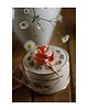 chokery Brzoskwiniowy mini  jedwabny choker 1