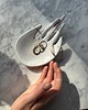 pojemniki na biżuterię Ceramiczna Łapka Handmade Talerzyk na Biżuterię Dalmatyńczyk 2