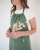fartuchy kuchenne Lniany fartuszek classic EUCALYPTUS GREEN 2