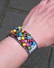 bransoletki wire wrapping Cukiereczki - bransoletka regulowana 1