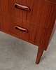 biurka Sekretarzyk tekowy, duński design, lata 70, produkcja: Dania 9