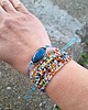 bransoletki wire wrapping Labradoryt na lato vol.2  - bransoletka sznurkowa 4